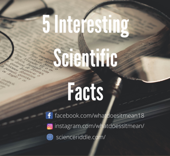 5 Interesting Scientific Facts